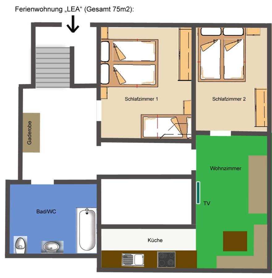 Appartement Lara & Lea Цел ам Цилер Екстериор снимка